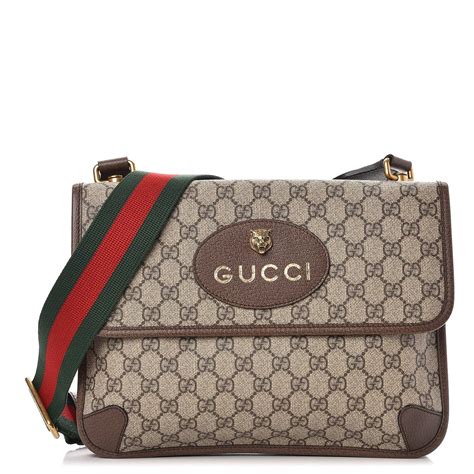 gucci monogram messenger|authentic Gucci Messenger bag.